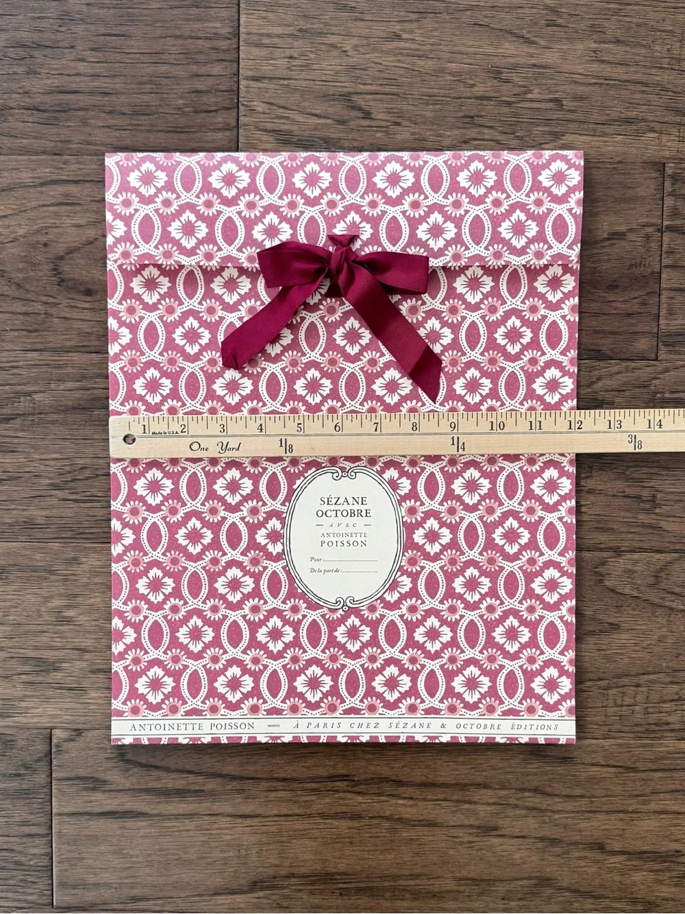 Brand New Sezane x Antoinette Poisson Gift Pouch with Cotton Ribbon Set of Three